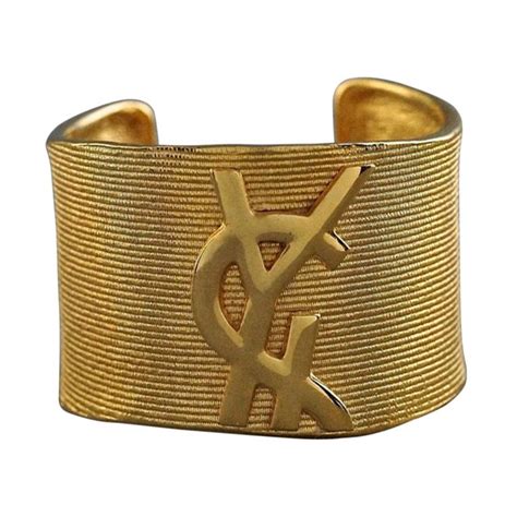 ysl cuff bracelet|saint laurent bracelet women.